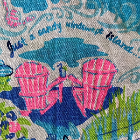 Lilly Pulitzer Etta V Neck Top NWOT!! - Picture 9 of 11